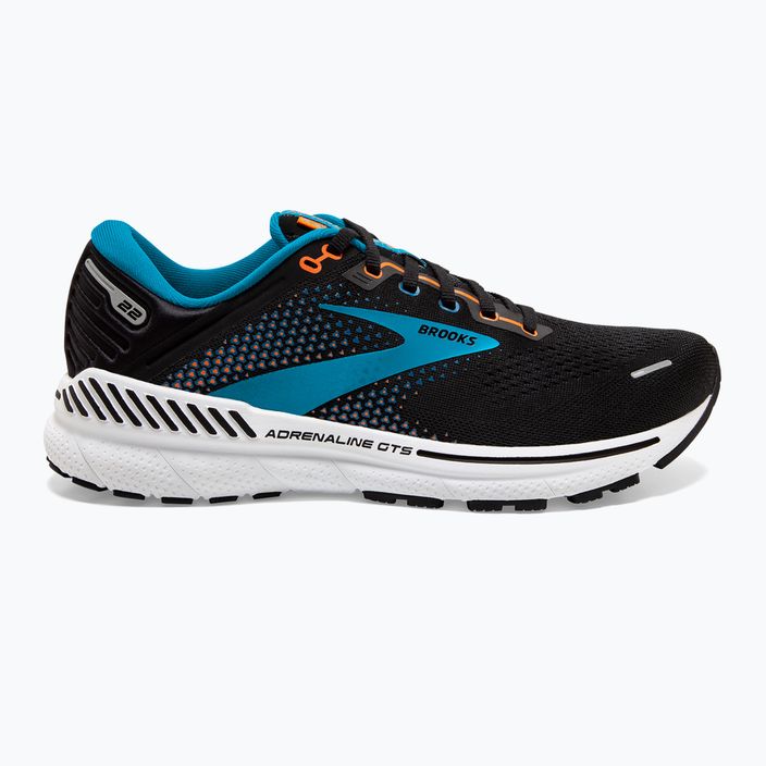 Pánská běžecká obuv BROOKS Adrenaline GTS 22 black-blue 1103661D034 10