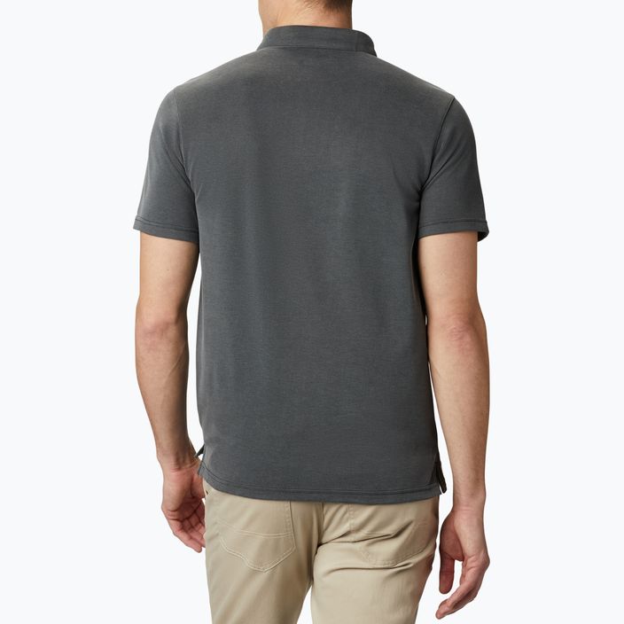 Pánské tričko s límečkem Columbia Nelson Point šedé 1772721011 2