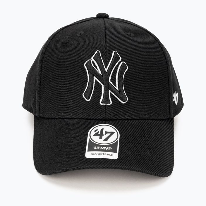47 Značka MLB New York Yankees MVP SNAPBACK baseballová čepice černá 4