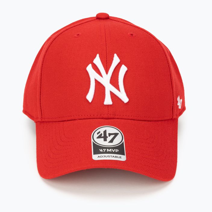 47 Značka MLB New York Yankees MVP SNAPBACK červená baseballová čepice 4