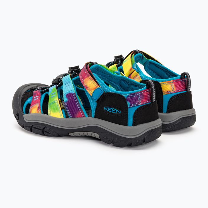 Dětské trekové sandály KEEN Newport H2 rainbow tie dye 3