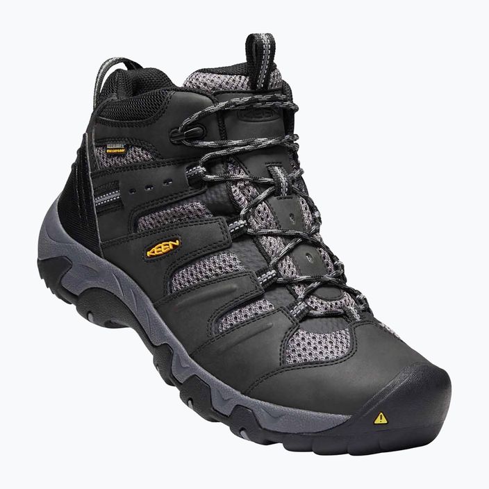 Pánské trekové boty KEEN Koven Mid Wp black-grey 1020210 12