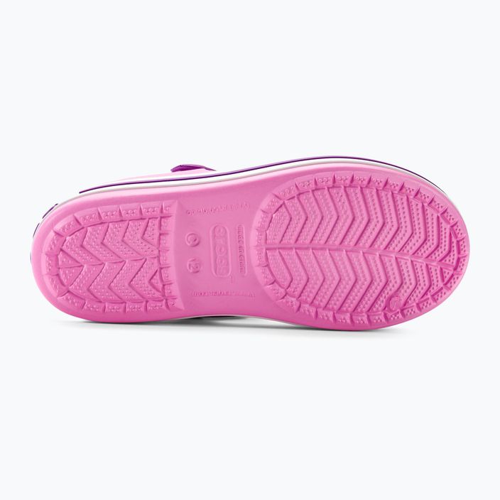 Dětské sandály Crocs Crockband carnation/amethyst 5