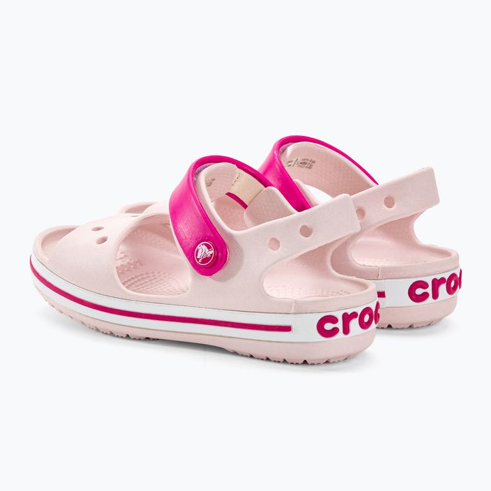 Dětské sandály Crocs Crockband barely pink/candy pink 3