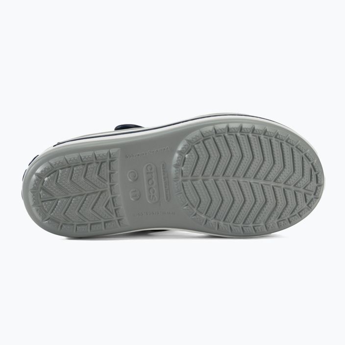 Dětské sandály  Crocs Crockband Kids Sandal light grey/navy 4