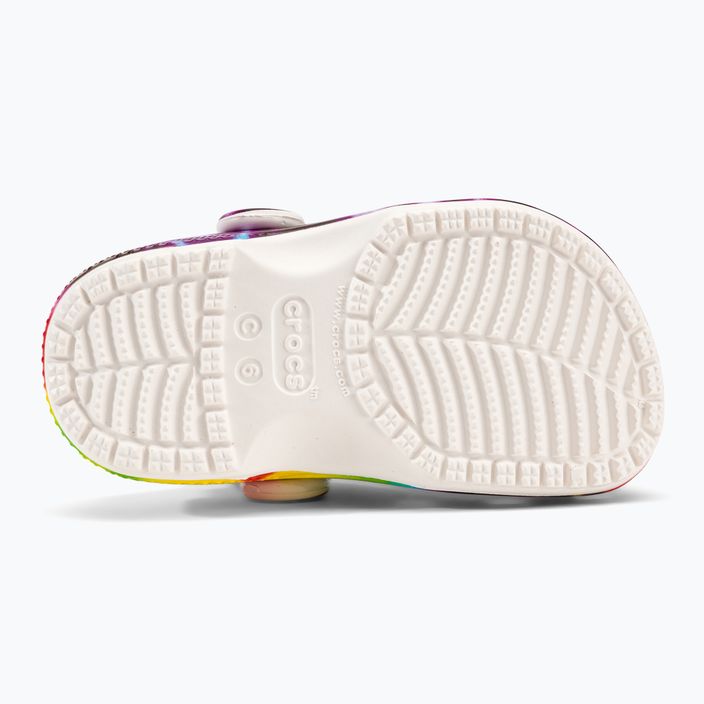 Crocs Classic Tie-Dye Graphic Clog T barevné dětské žabky 206994-90H 6