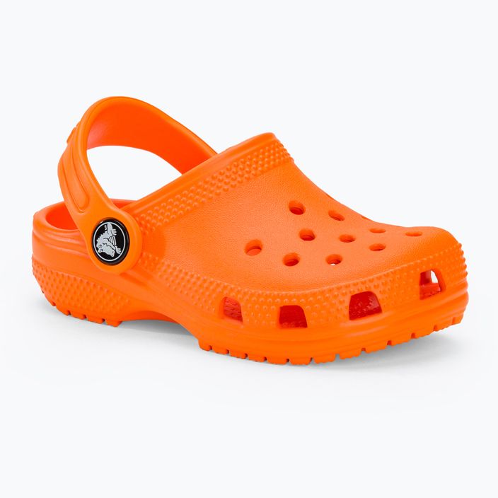 Dětské nazouváky   Crocs Classic Clog T orange zing 2