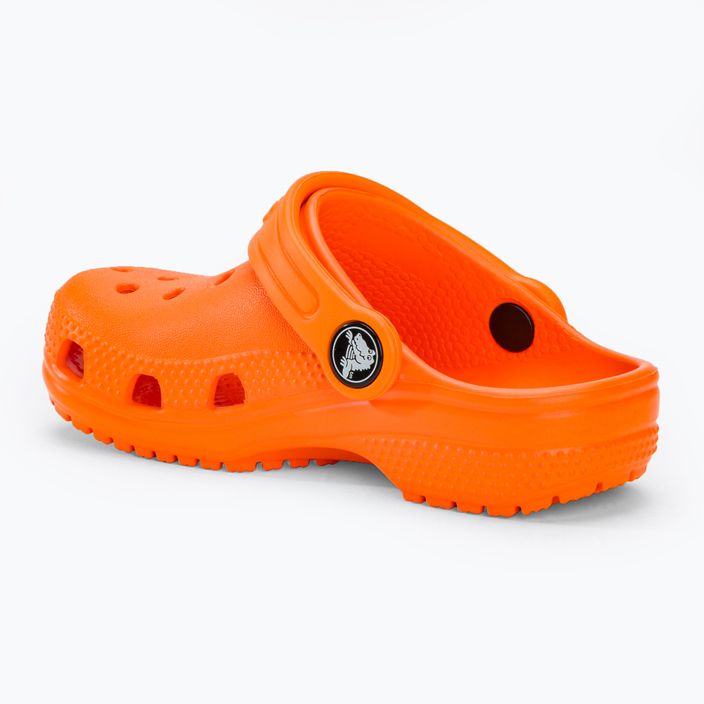 Dětské nazouváky   Crocs Classic Clog T orange zing 4