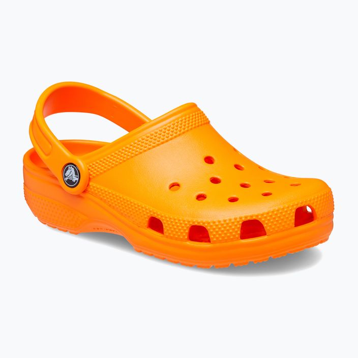 Dětské nazouváky   Crocs Classic Clog T orange zing 9