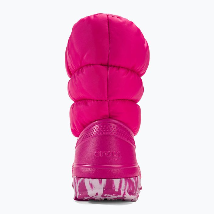Juniorské sněhule Crocs Classic Neo Puff candy pink 6