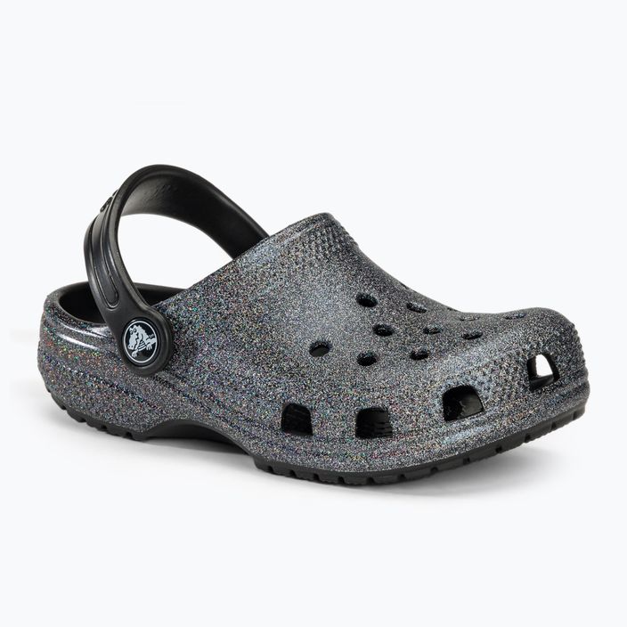Dětské nazouváky   Crocs Classic Glitter Clog black 2