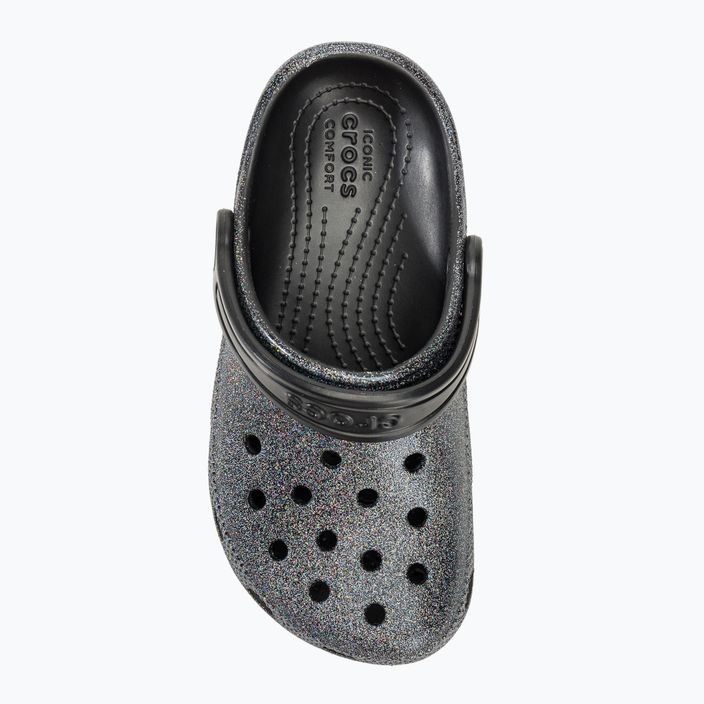 Dětské nazouváky   Crocs Classic Glitter Clog black 6