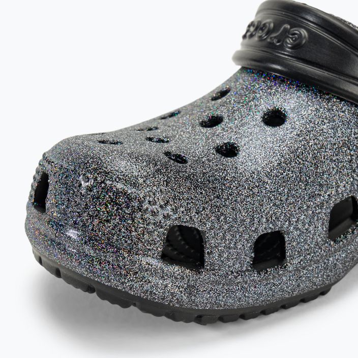 Dětské nazouváky   Crocs Classic Glitter Clog black 8