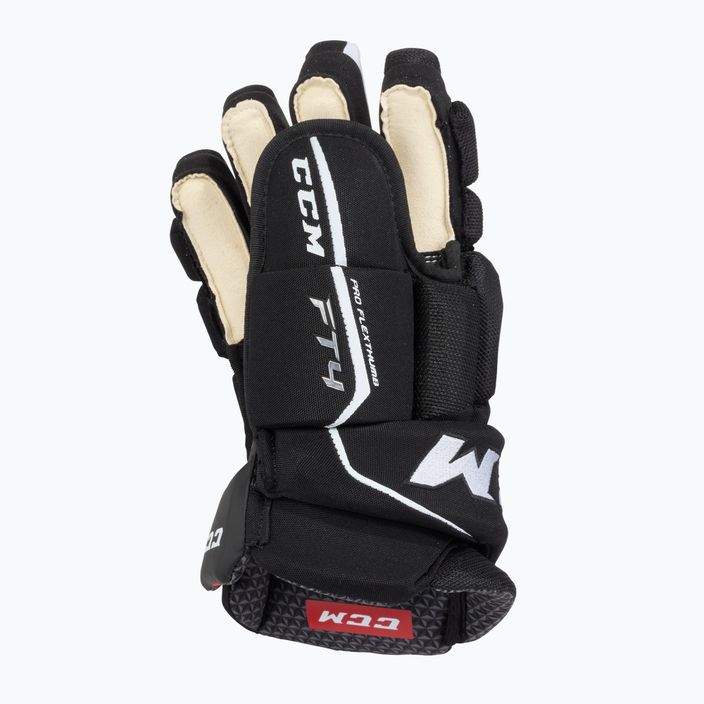 Hokejové rukavice  CCM JetSpeed FT4 SR black/white 3