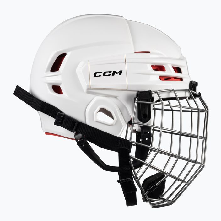 Dětská hokejová helma CCM Tacks 70 Combo bílý 4109867 4