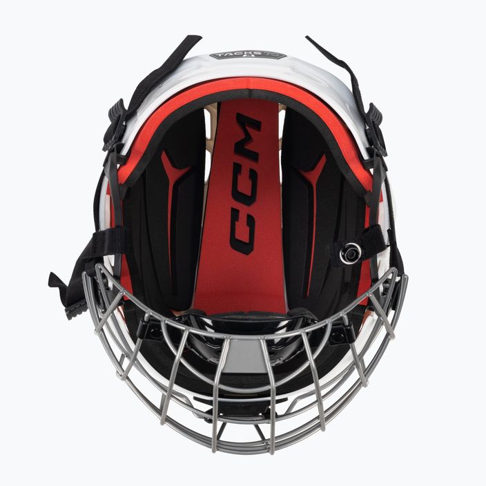 Dětská hokejová helma CCM Tacks 70 Combo bílý 4109867 5