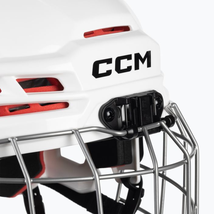 Dětská hokejová helma CCM Tacks 70 Combo bílý 4109867 6
