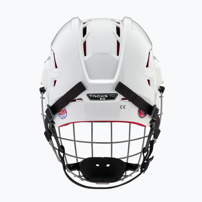 Dětská hokejová helma CCM Tacks 70 Combo bílý 4109867 12