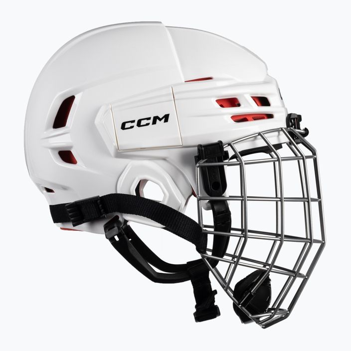 Dětská hokejová helma CCM Tacks 70 Combo bílý 4109872 4