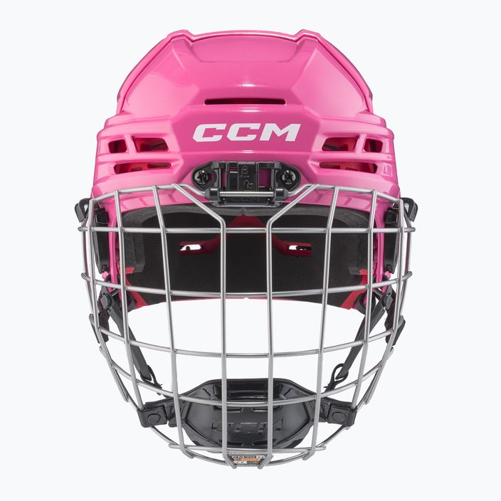 Dětská hokejová helma  CCM Tacks 70 Combo pink 2