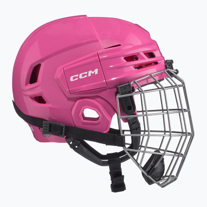 Dětská hokejová helma  CCM Tacks 70 Combo pink 3