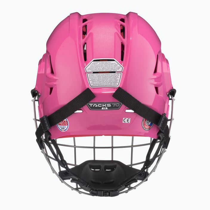 Dětská hokejová helma  CCM Tacks 70 Combo pink 4