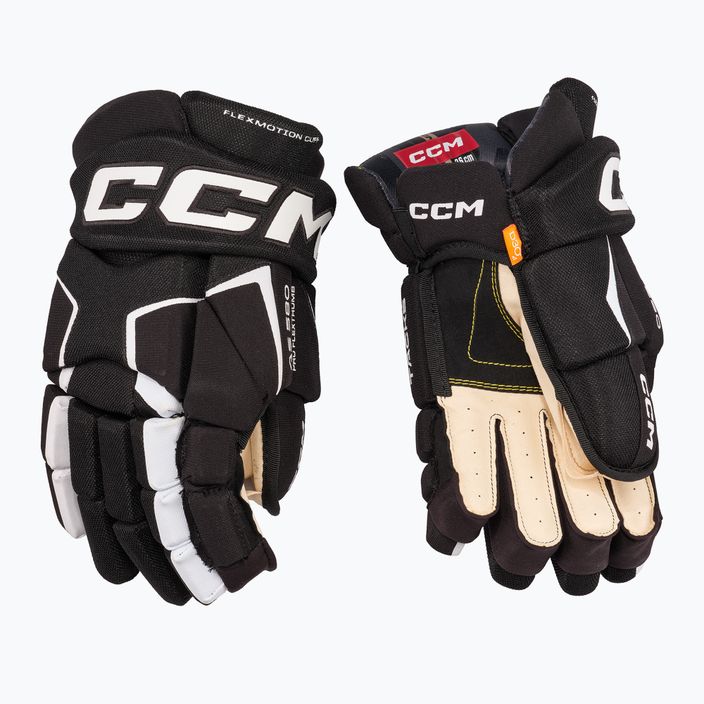 Hokejové rukavice  CCM Tacks AS-580 SR black/white 2
