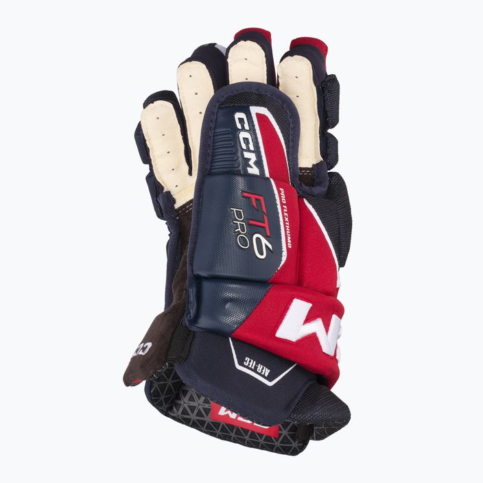 Hokejové rukavice  CCM JetSpeed FT6 Pro SR navy/red/white 3