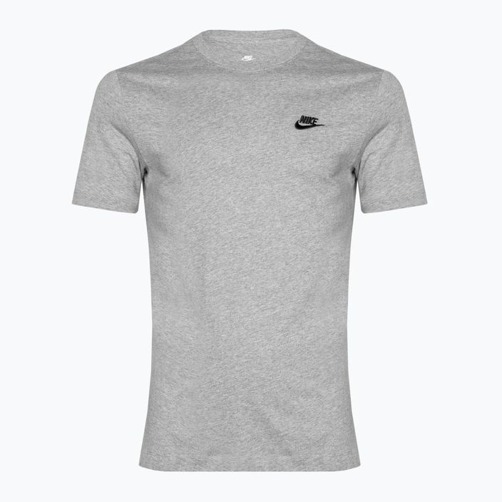 Pánské tričko Nike Sportswear Club dark grey heather/black