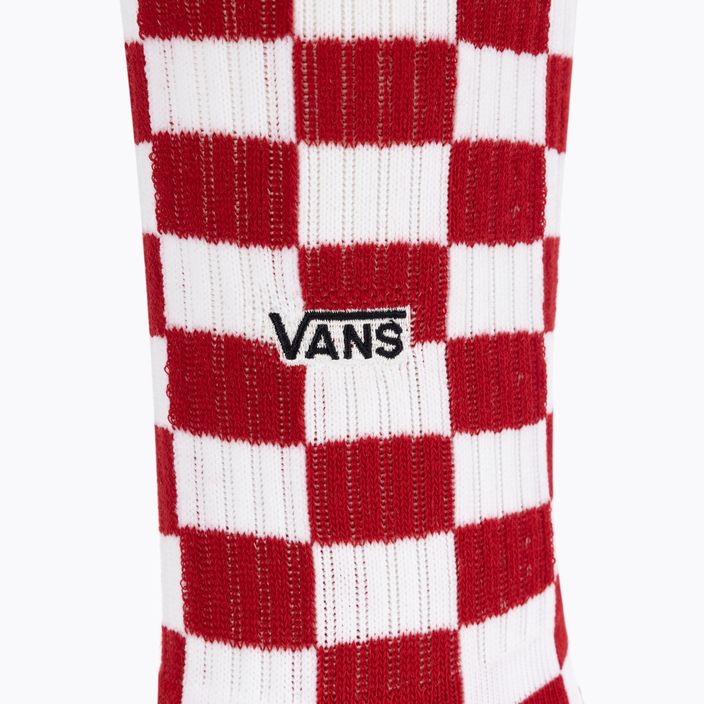 Pánské ponožky Vans Checkeboard Crew II red/white checkerboard 3