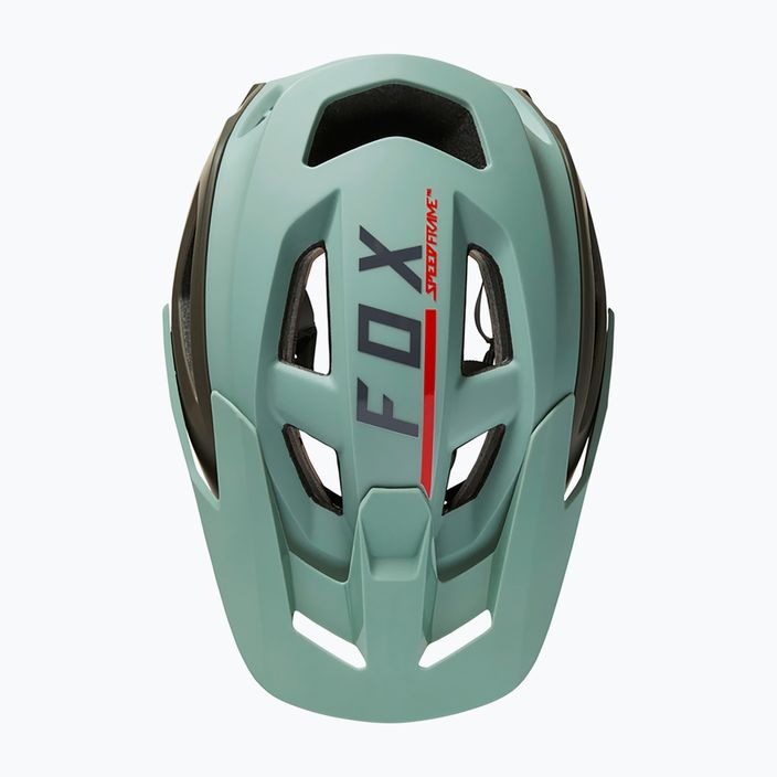 Cyklistická helma Fox Racing Speedframe Pro Blocked zelená 29414_341 11