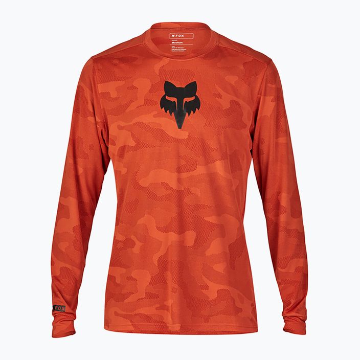 Pánské cyklistické tričko Longsleeve Fox Racing Ranger Tru Dri atomic orange