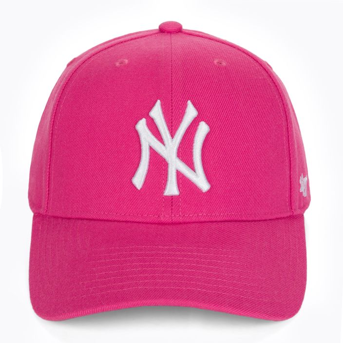 47 Značka MLB New York Yankees MVP SNAPBACK magenta baseballová čepice 4