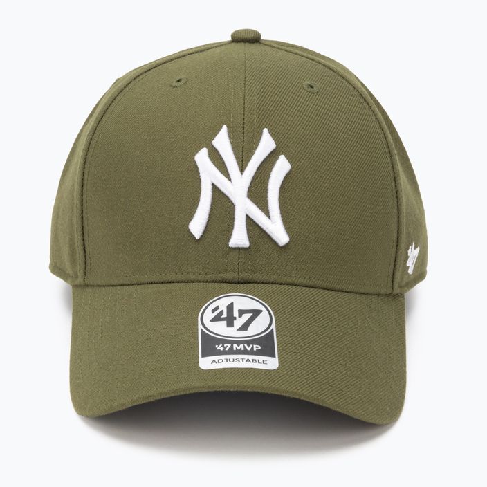 47 Značka MLB New York Yankees MVP SNAPBACK sandalwood baseballová čepice 4