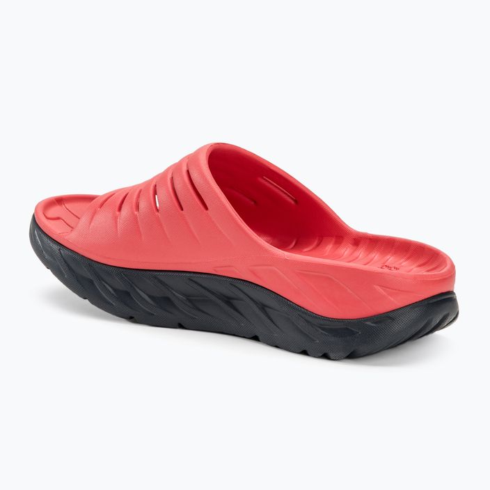 Dámské pantofle   HOKA Ora Recovery Slide 2 ebony/ember glow 3