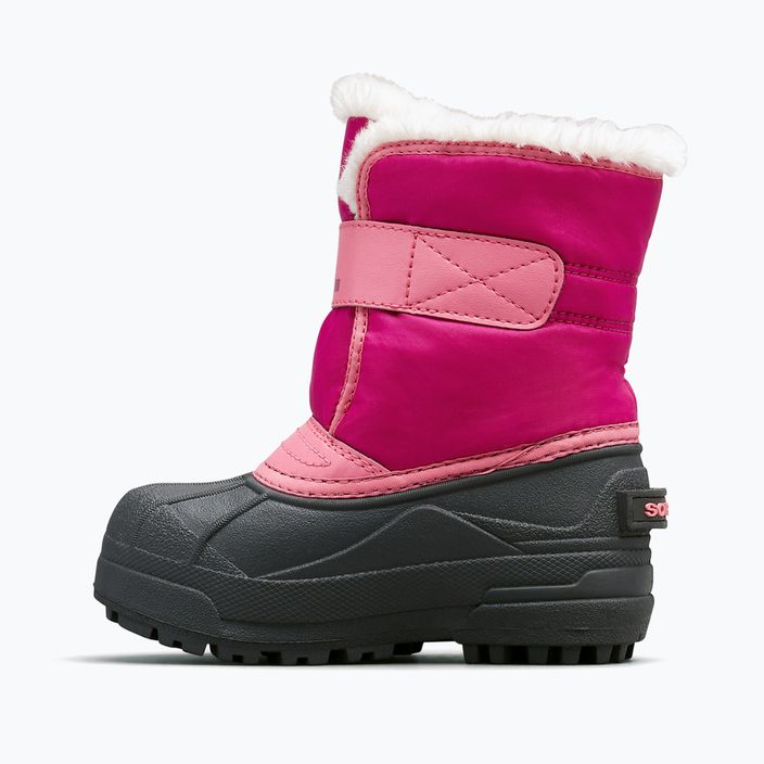 Juniorské sněhule Sorel Snow Commander tropic pink/deep blush 8