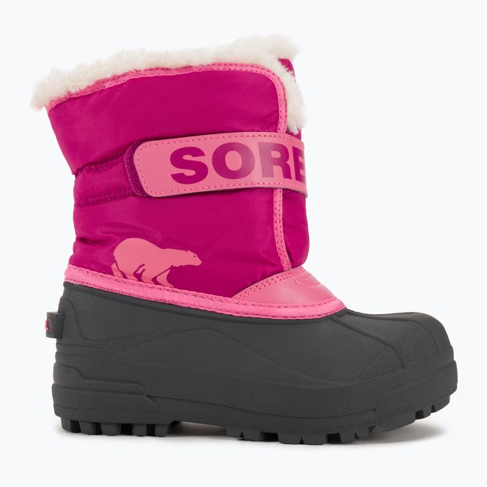Juniorské sněhule Sorel Snow Commander tropic pink/deep blush 2