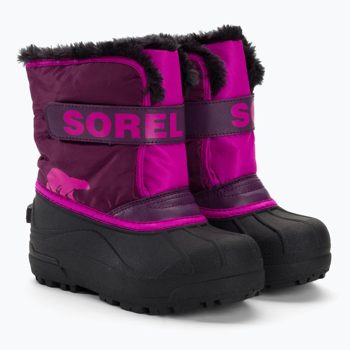 Dětské trekové boty Sorel Snow Commander purple dahlia/groovy pink 4