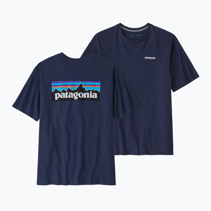 Pánské trekingové tričko Patagonia P-6 Logo Responsibili-Tee classic navy 4