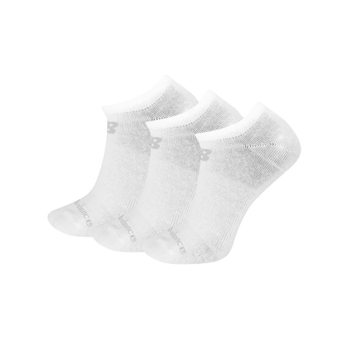 New Balance Performance Bavlněné ploché ponožky 3 páry bílé 2