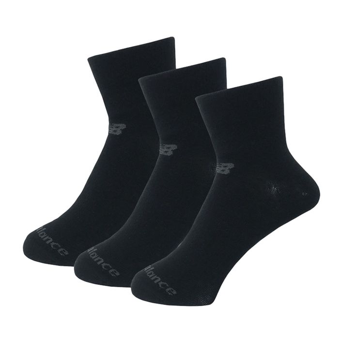Ponožky New Balance Performance Cotton Flat Knit Ankle 3 páry black 2