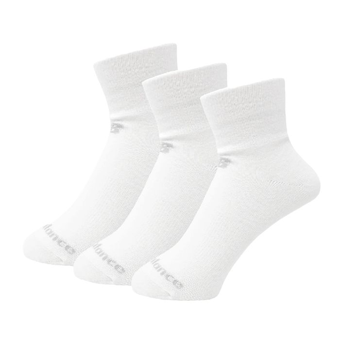 Ponožky New Balance Performance Cotton Flat Knit Ankle 3 páry white 2