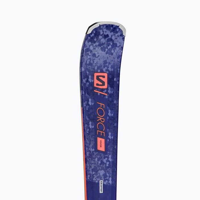 Dámské sjezdové lyže Salomon S/Force Fever tmavě modré + M11 GW L41135500/L4113230010 8