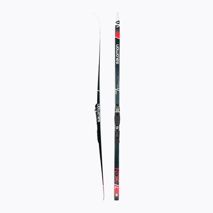 Salomon Aero 7 Eskin + Prolink Access - běžecké lyže černá/červená L412131PM 2