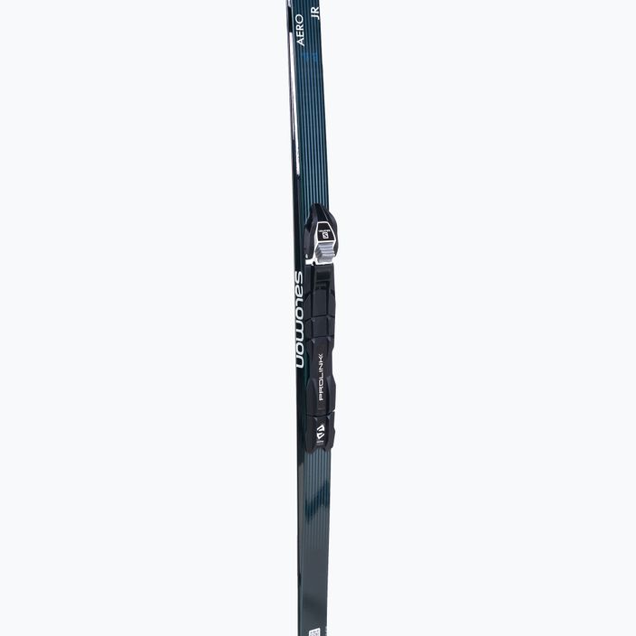 Dětské běžecké lyže Salomon Aero Grip Jr. + Prolink Access černo-modrá L412480PM 6