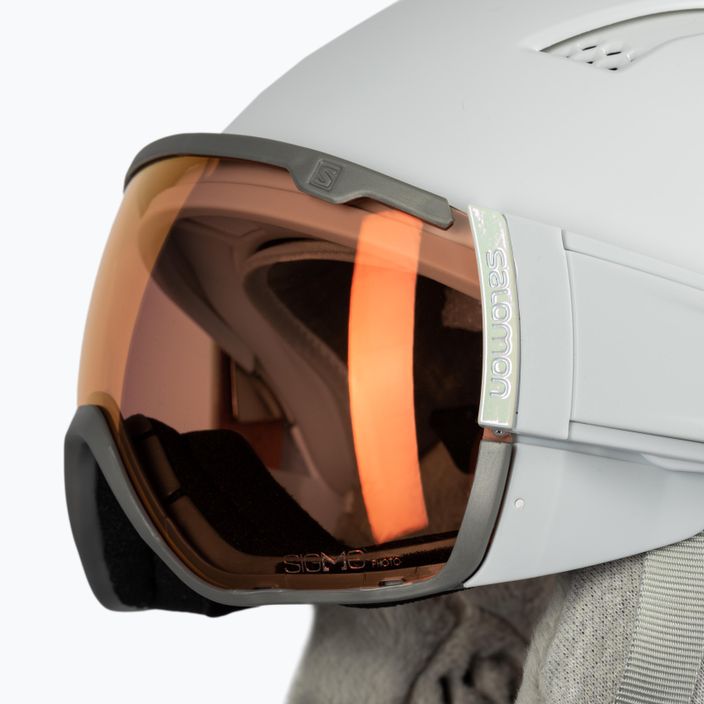 Dámská lyžařská helma Salomon Mirage Ca Photo Sigma bílá L41525700 6