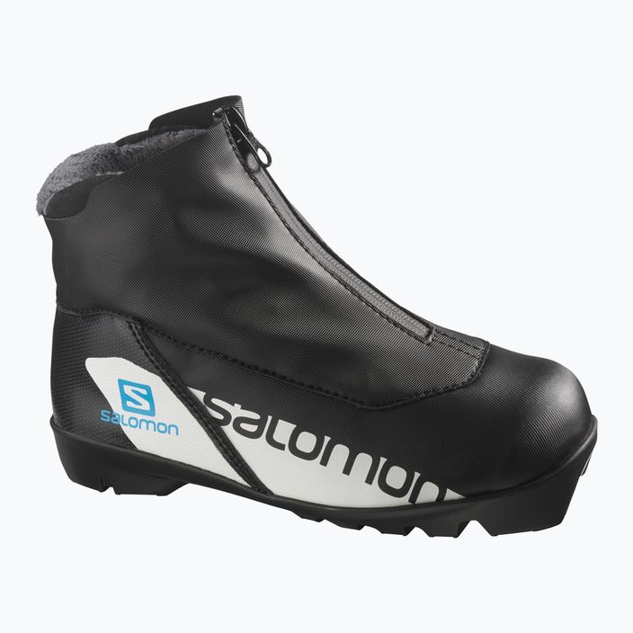 Dětské boty na běžecké lyžování Salomon RC Jr black/process blue 8