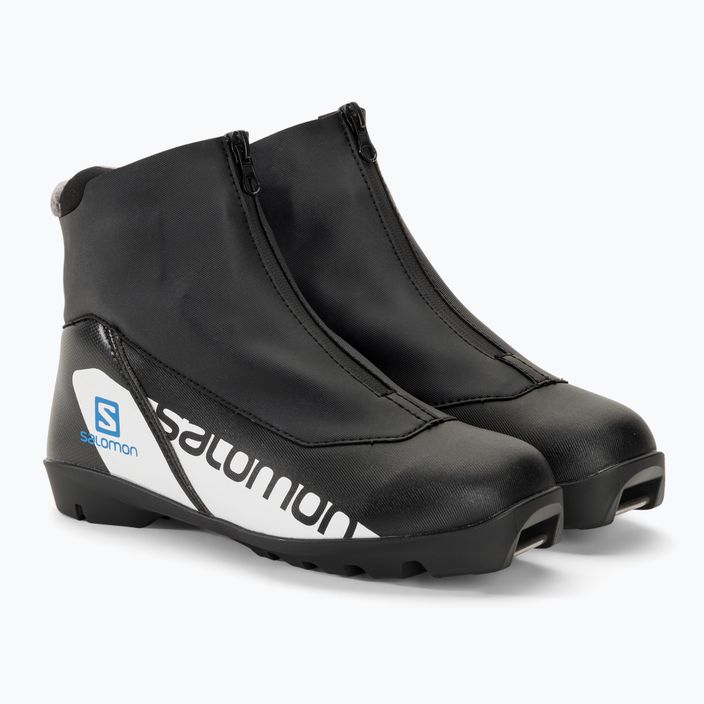 Dětské boty na běžecké lyžování Salomon RC Jr black/process blue 4