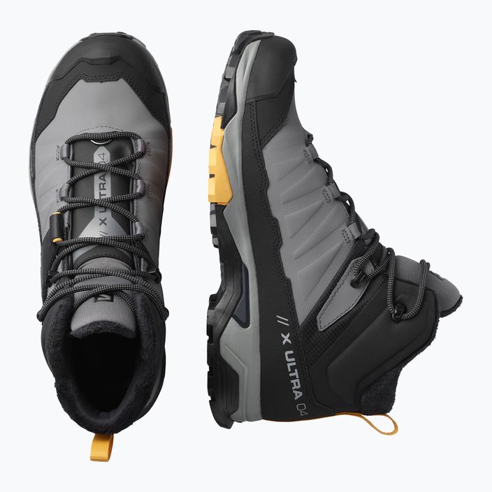 Pánská trekingová obuv Salomon X Ultra 4 MID Winter TS CSWP šedá-černe L41355200 14