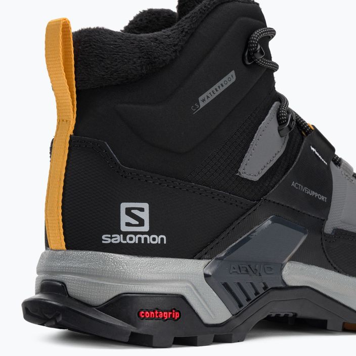 Pánská trekingová obuv Salomon X Ultra 4 MID Winter TS CSWP šedá-černe L41355200 8
